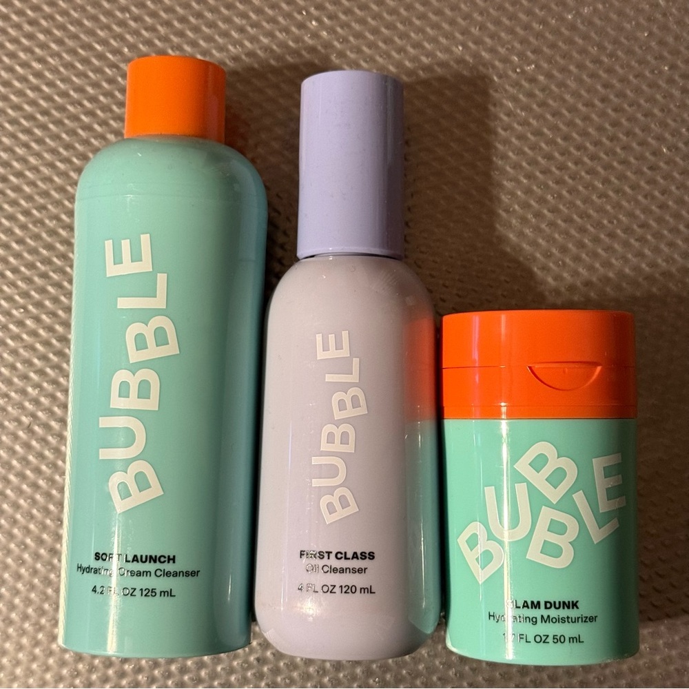 Bubble Skincare 3-piece set